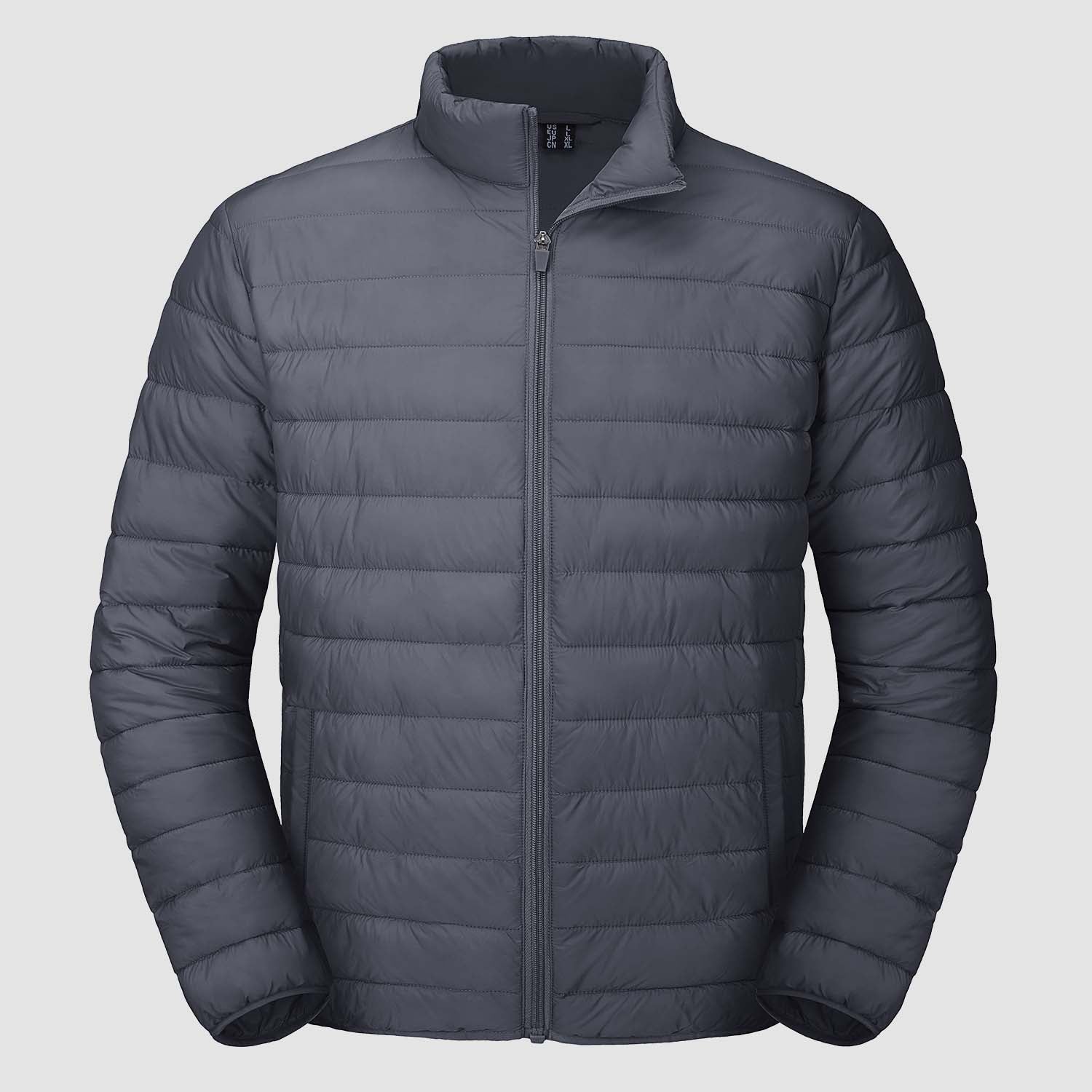 Men's Lightweight Puffer Jacket – Water-Repellent Winter Coat