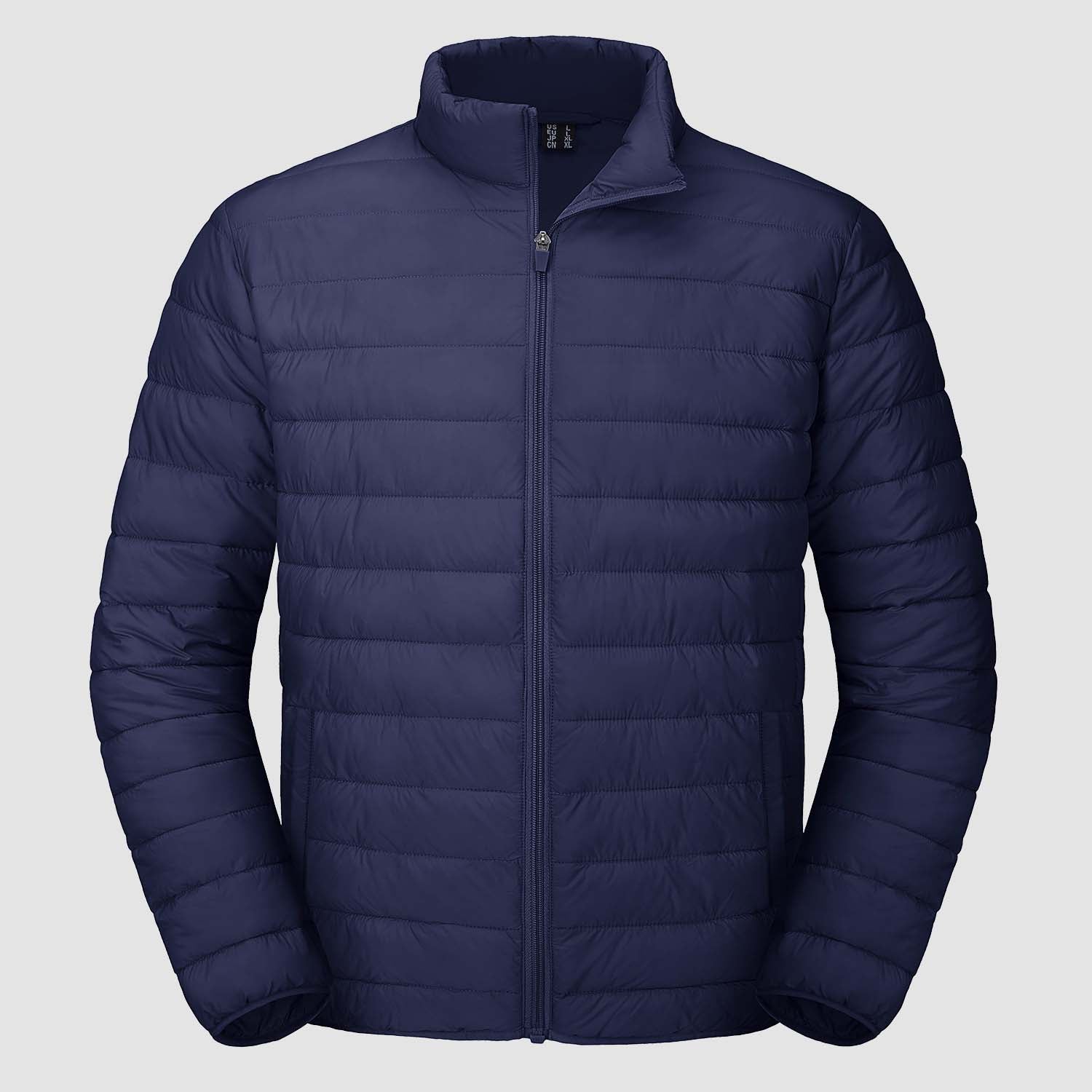Men's Lightweight Puffer Jacket – Water-Repellent Winter Coat