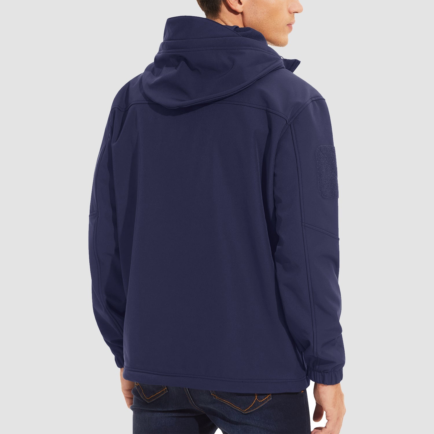 Men's Tactical Jacket - 6 Pockets Fleece Lined Water-Resistant