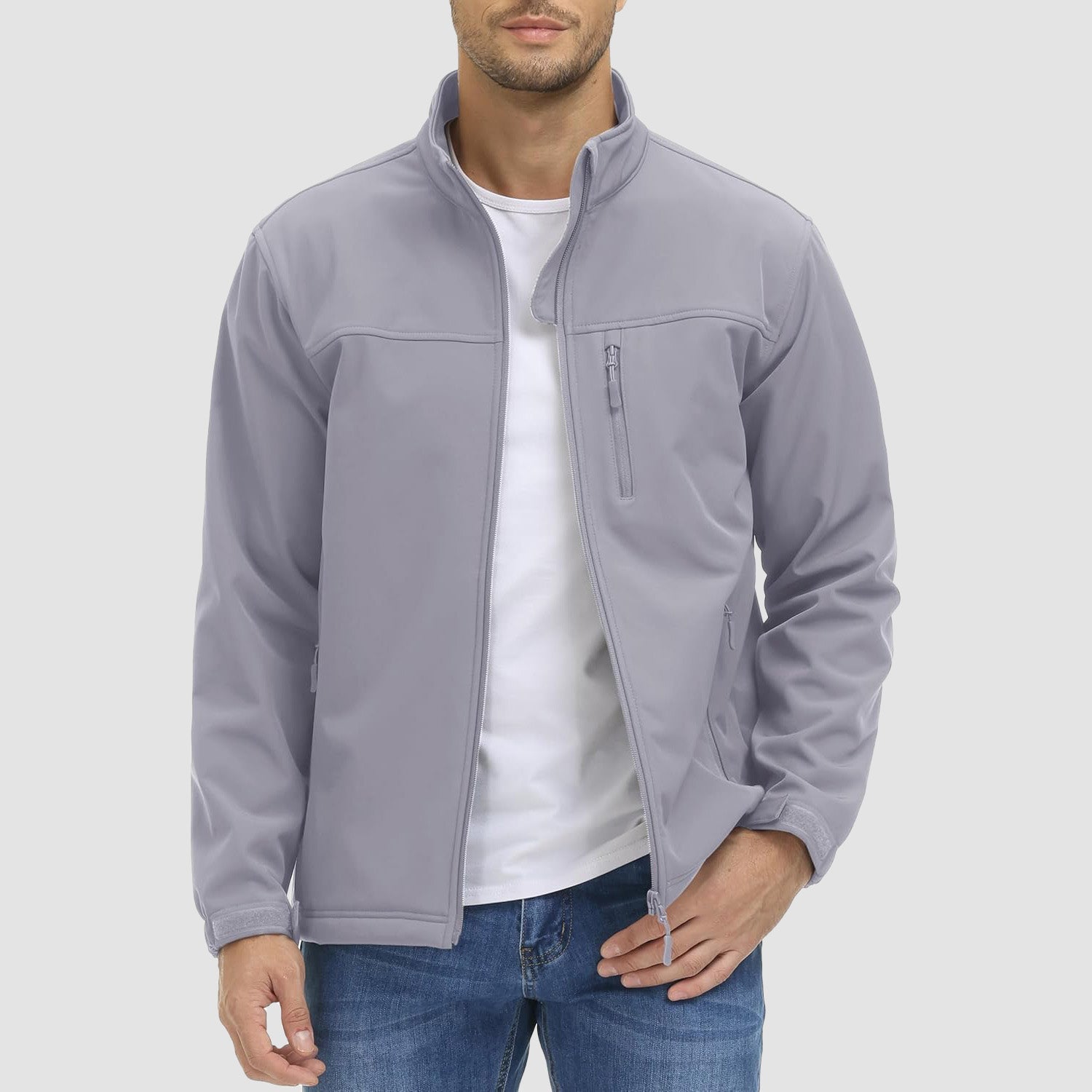 Men's Tactical Fleece-Lined Soft Shell Winter Jacket