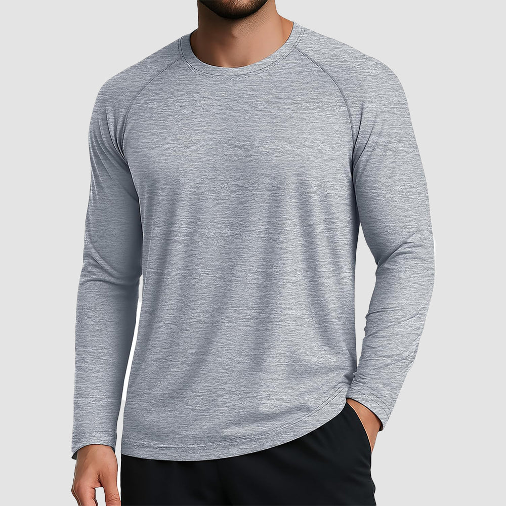 Men's UPF 50+ Long Sleeve Shirt Dry Fit for Fishing & Hiking