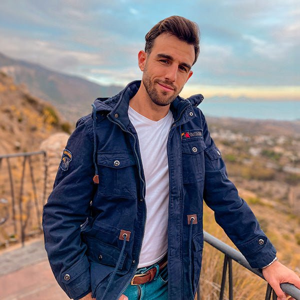 Men's Fleece Lined Parka Winter Military Jacket