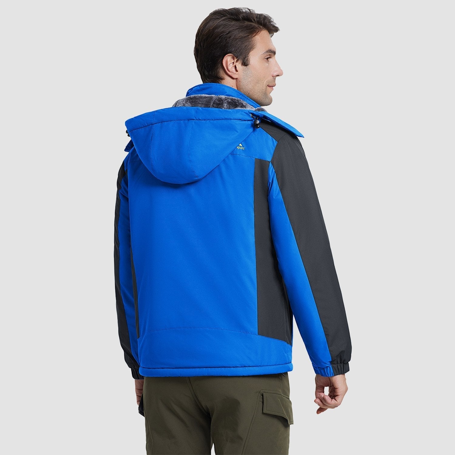 Men's Water-Resistant Ski Jacket - Warm Fleece Winter