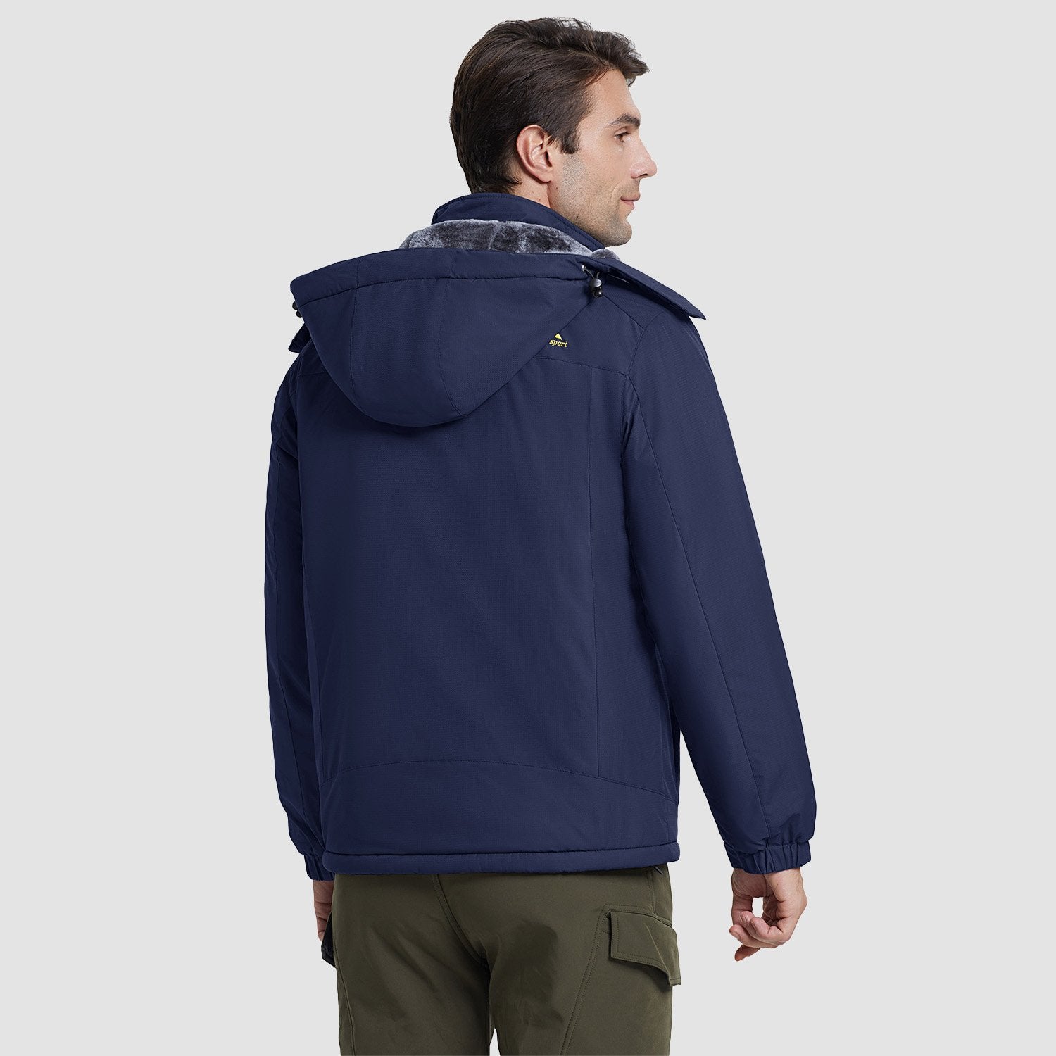Men's Water-Resistant Ski Jacket - Warm Fleece Winter