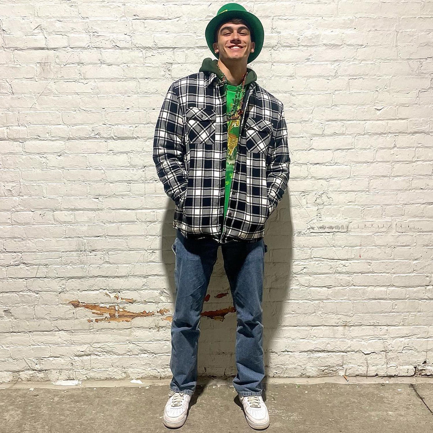 Men's Quilted Flannel Jacket - Warm Winter Padded Shirt